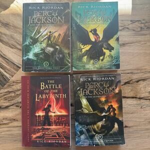 Percy Jackson and the Olympians by Rick Riordan (Books 1, 3, 4, & 5)